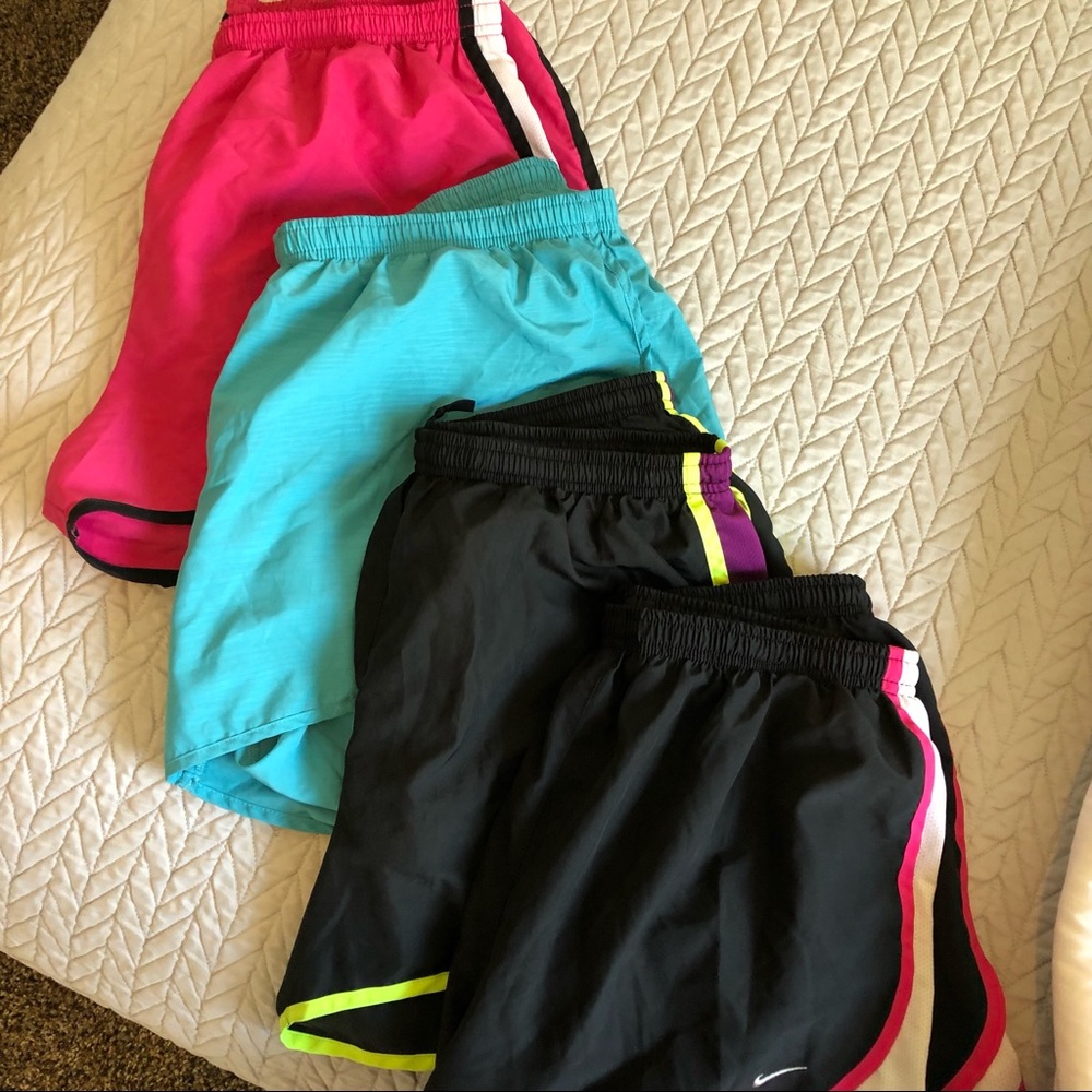Lot of 4 L/XL Nike Dri-fit running short
